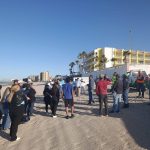 Unen esfuerzos Gobierno Municipal, Secretaría de Marina, instituciones educativas y empresas por la limpieza de Sandy Beach
