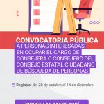 Abre Congreso de Sonora convocatoria para integrar el Consejo Estatal Ciudadano de Búsqueda de Personas