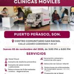 JORNADA DE SALUD, CLÍNICAS MÓVILES EN PUERTO PEÑASCO !!!